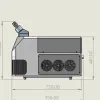 200W YAG Takı ve Hassas Metal Lazer Kaynak Makinesi – 60J / 80J / 110J