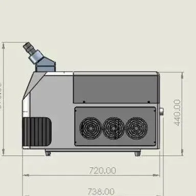 200W YAG Takı ve Hassas Metal Lazer Kaynak Makinesi – 60J / 80J / 110J