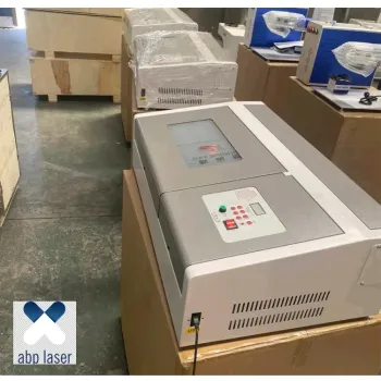40w Co2 karbon lazer kaşe makinesi